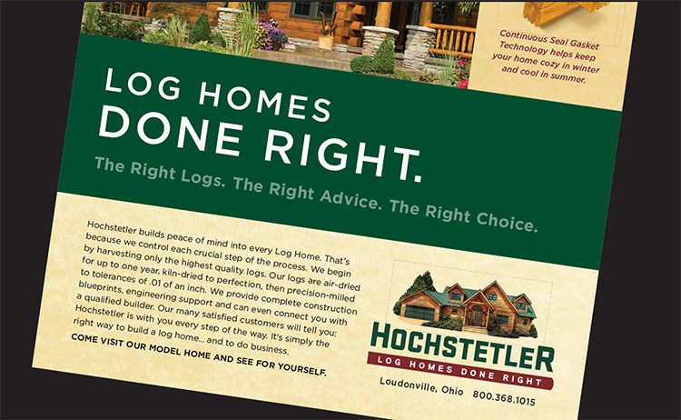 log homes done right by Hochstetler log homes