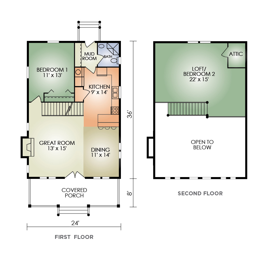 Log Home And Log Cabin Floor Plan Details