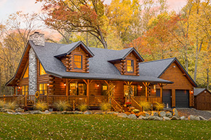 Pennsylvania log home